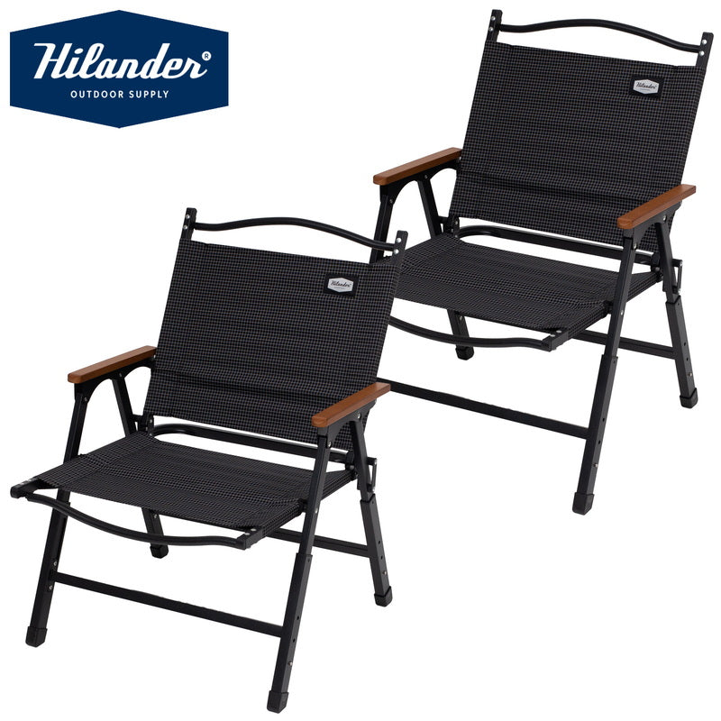Hilander(ハイランダー) アルミデッキチェア 2脚セット Amazon.co.jp: Hilander(ハイランダー) アルミデッキチェア2