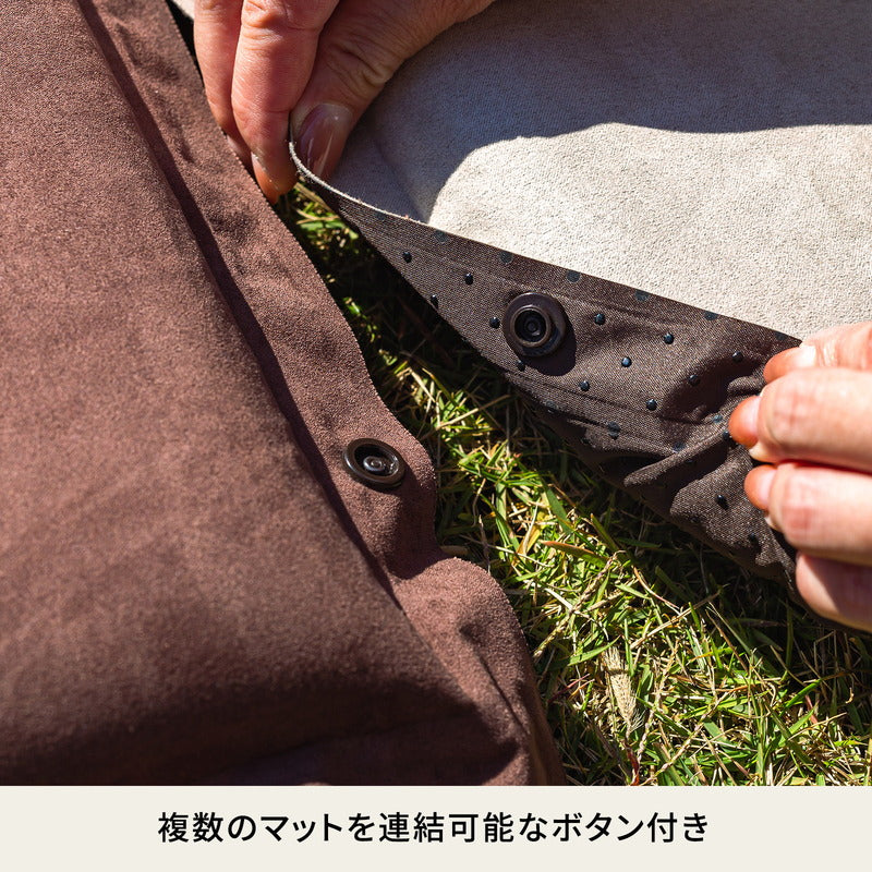 【旧モデル】スエードインフレーターマット(枕付きタイプ) 5.0cm【発送予定1~2日】