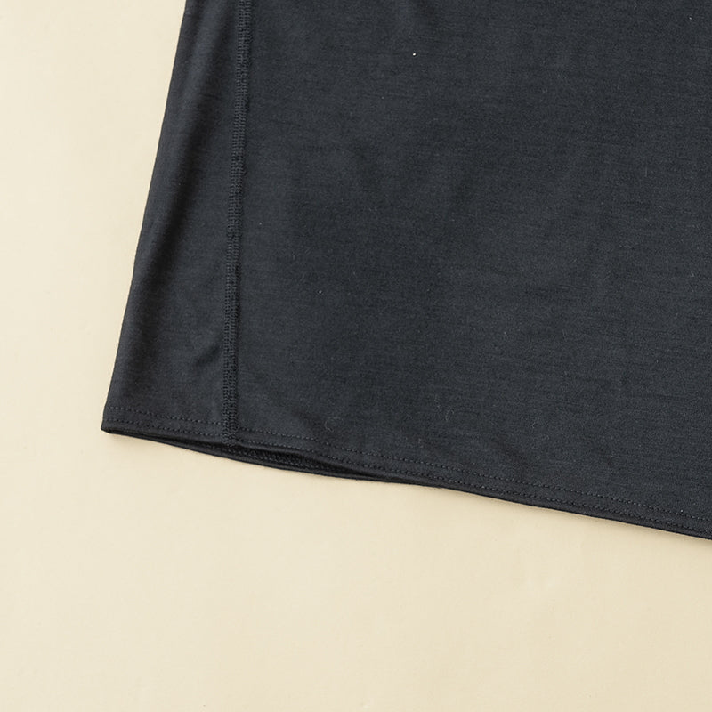 【メリノウール100%】【日本国内縫製】インナー ロングスリーブ Tee【発送予定1~2日】