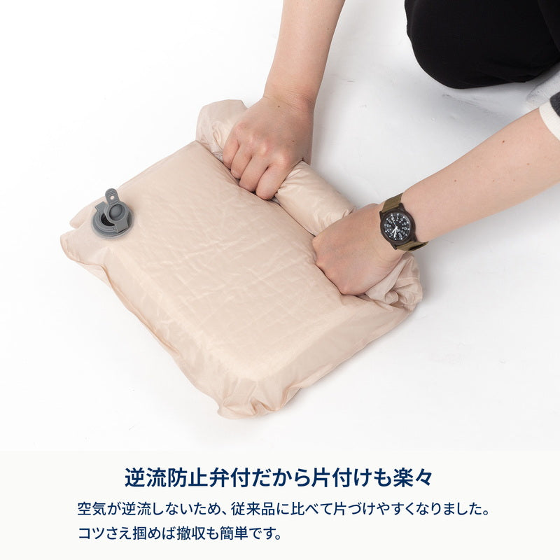 クライマックスインフレーターピロー インフレータブル 車中泊 キャンプ アウトドア 旅行【一年保証】【発送予定1~2日】