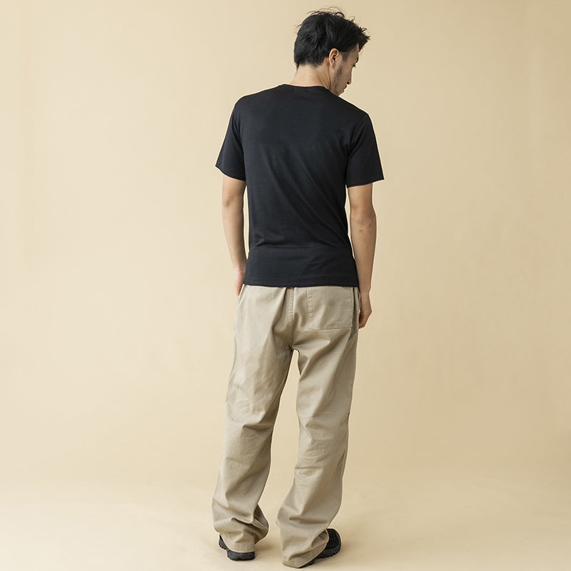 【メリノウール100%】【日本国内縫製】インナー ショートスリーブ Tee【発送予定1~2日】