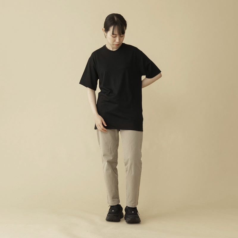 【メリノウール100%】【日本国内縫製】インナー ショートスリーブ Tee【発送予定1~2日】