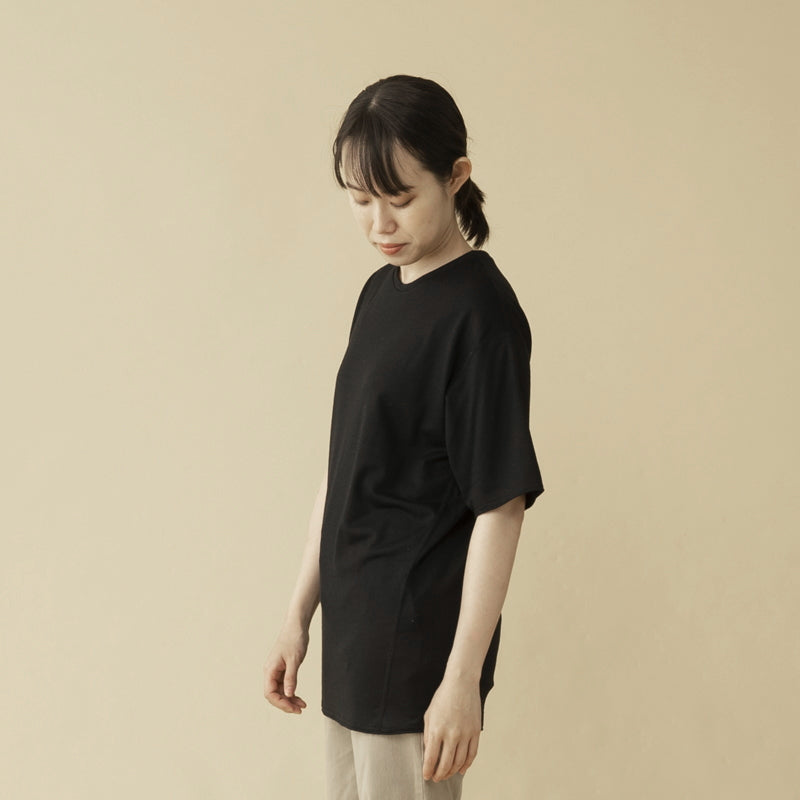 【メリノウール100%】【日本国内縫製】インナー ショートスリーブ Tee【発送予定1~2日】