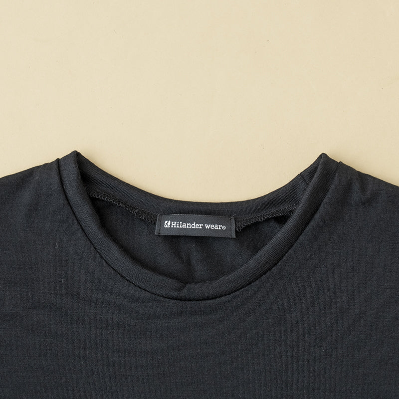 【メリノウール100%】【日本国内縫製】インナー ショートスリーブ Tee【発送予定1~2日】