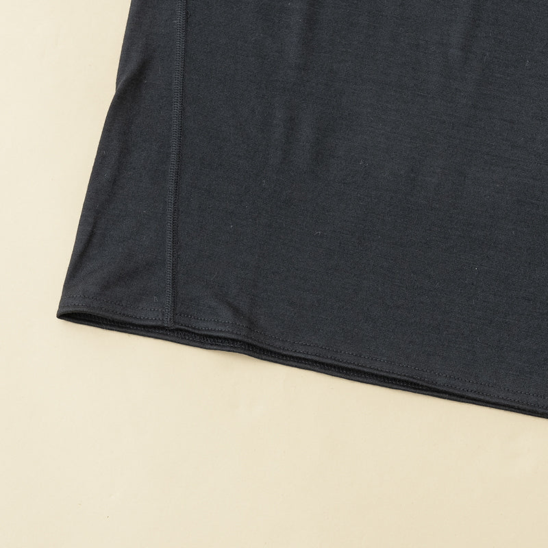 【メリノウール100%】【日本国内縫製】インナー ショートスリーブ Tee【発送予定1~2日】
