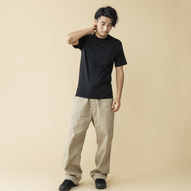 【メリノウール100%】【日本国内縫製】インナー ショートスリーブ Tee【発送予定1~2日】