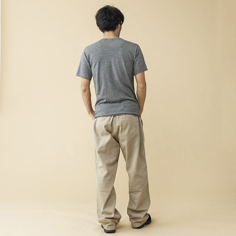 【メリノウール100%】【日本国内縫製】インナー ショートスリーブ Tee【発送予定1~2日】