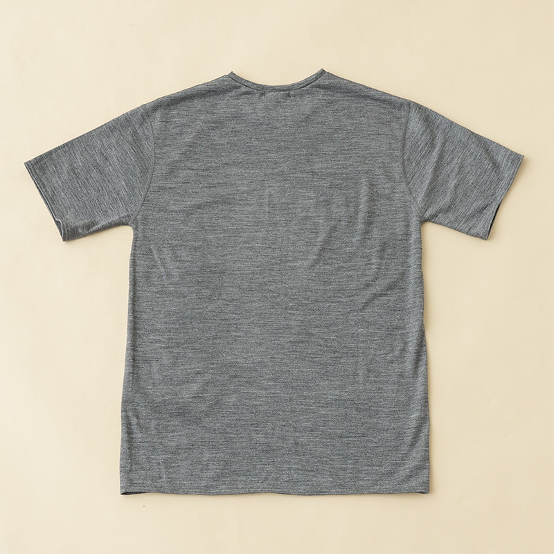 【メリノウール100%】【日本国内縫製】インナー ショートスリーブ Tee【発送予定1~2日】