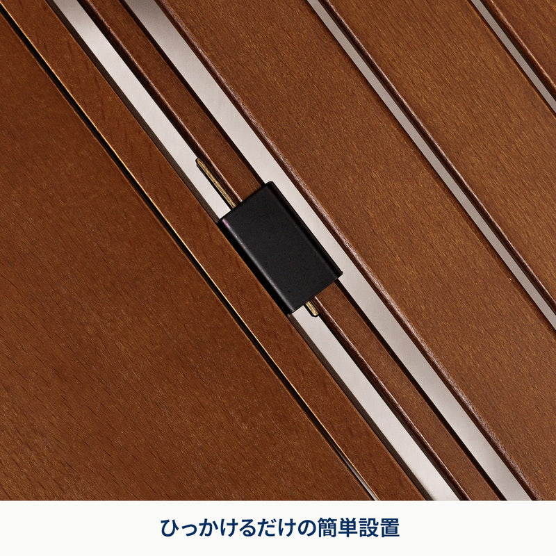 ウッドロールトップテーブル用ジョイントサイドテーブル2 ダークブラウン【1年保証】【送料無料】