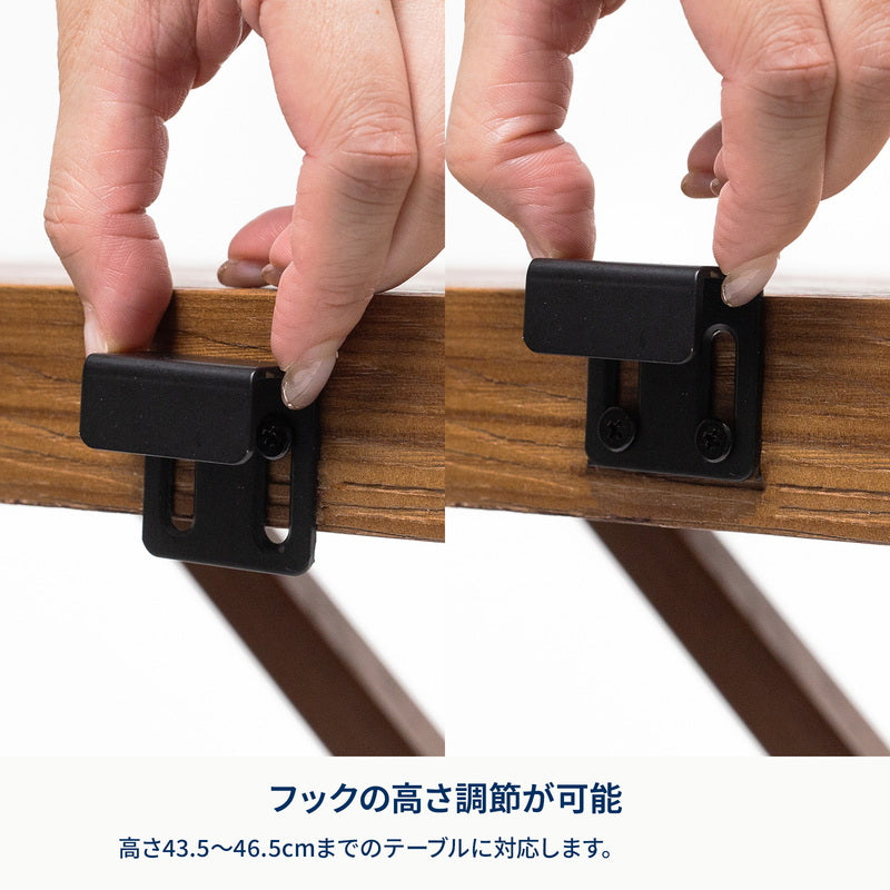 ウッドロールトップテーブル用ジョイントサイドテーブル2 ダークブラウン【1年保証】【送料無料】