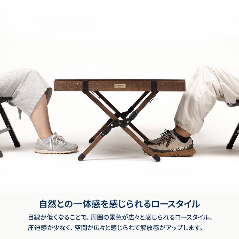 10月中旬発送ウッドロールトップテーブル ソリッドフィール【1年保証】