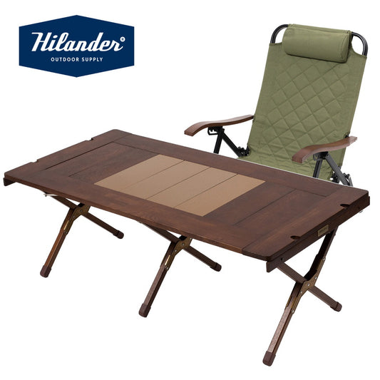 【お得なセット】シェフテーブルlight 120+クライマックスローチェアALセット【発送予定1~2日】