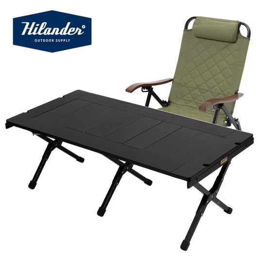 【お得なセット】シェフテーブルlight 120+クライマックスローチェアALセット【発送予定1~2日】