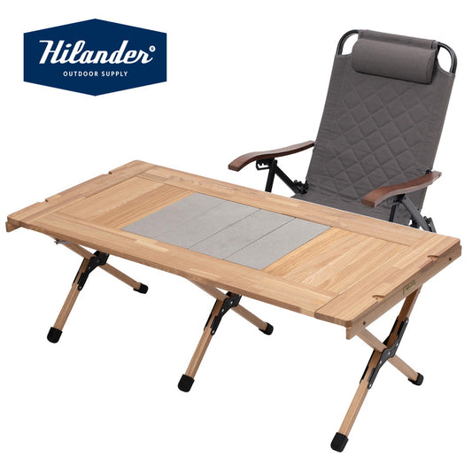 【お得なセット】シェフテーブルlight 120+クライマックスローチェアALセット【発送予定1~2日】