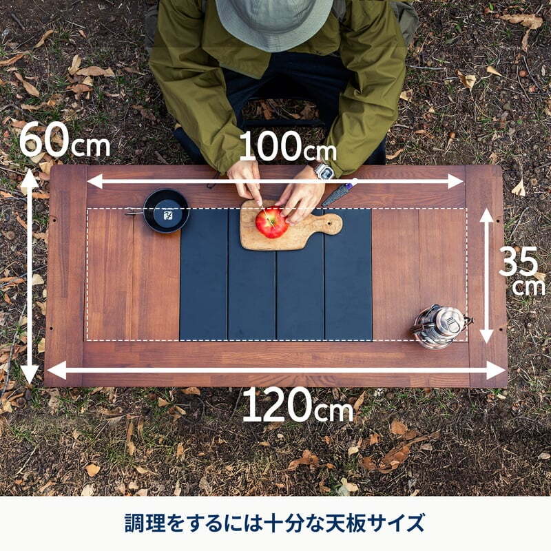 シェフテーブルlight 120+クライマックスローチェアALセット ナチュラル × グレー【1年保証】