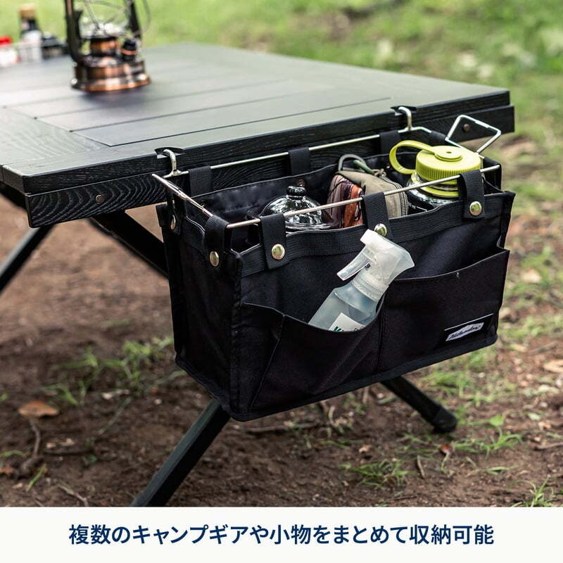 LIT TABLE MINI+エクステンション ストレージケース+メッシュユニット アッシュゴールド