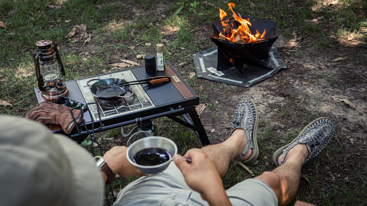 焚き火テーブル