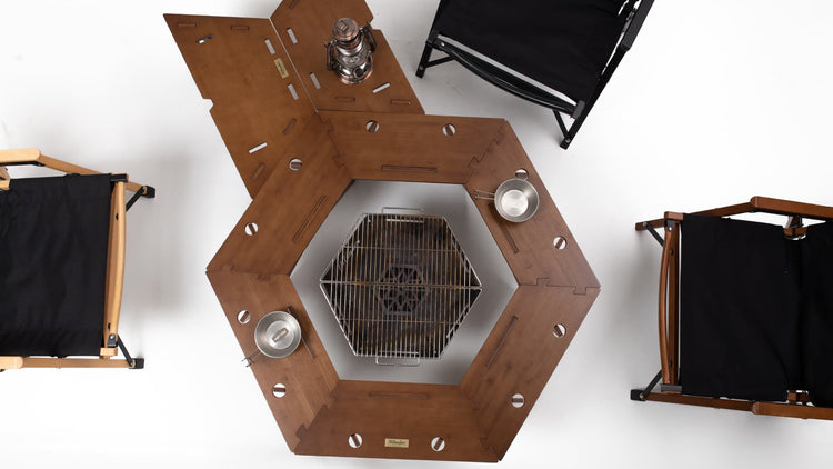 囲炉裏テーブル キャンプ