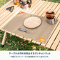 【お得なセット】ウッドロールトップテーブルＥＸ１２０＋専用ランタンスタンド＋ランチョンマット４枚【発送予定1～2日】