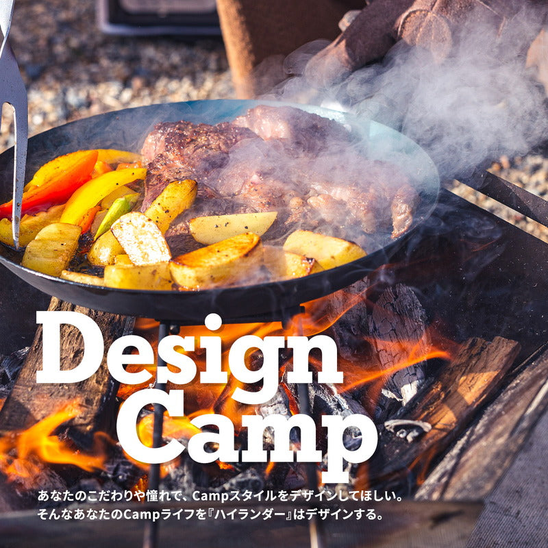焚き火フライパン（極厚１．６ｍｍ）　【１年保証】【発送予定1～2日】