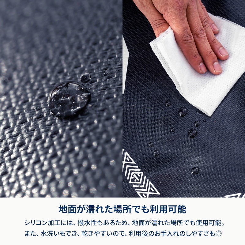 【お得なセット】焚き火台六花（梯形五徳付き）＋専用風防＋焚火シート