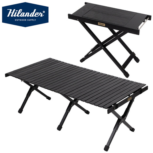 【お得なセット】ウッドロールトップテーブルLIGHT 120＋ジョイントサイドテーブルLIGHT