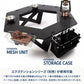 【お得なセット】ヘキサゴンテーブルＬＩＧＨＴ＋クライマックスローチェア２　ＳＴ（スチール）