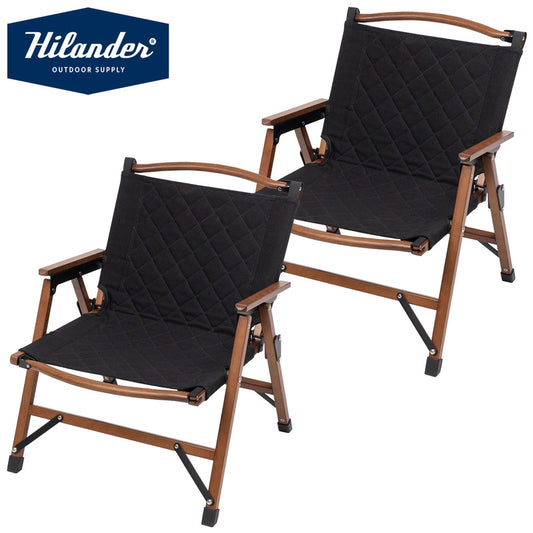 【お得なセット】ウッドフレームチェア　キルティング×２点