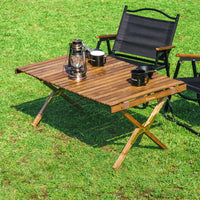 ウッドロールトップテーブル LIGHT キャンプテーブル アウトドア アンティークゴールドパーツ 90【1年保証】