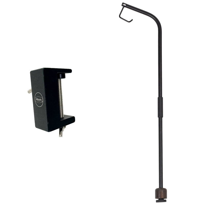 【お得なセット】ウッドロールトップテーブル用　ランタンスタンド＋クランプ【オプション】