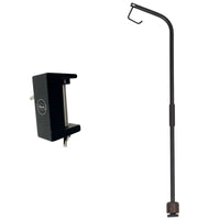 【お得なセット】ウッドロールトップテーブル用　ランタンスタンド＋クランプ【オプション】