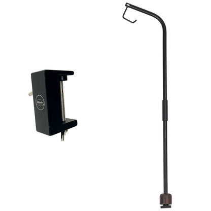 【お得なセット】ウッドロールトップテーブル用　ランタンスタンド＋クランプ【オプション】