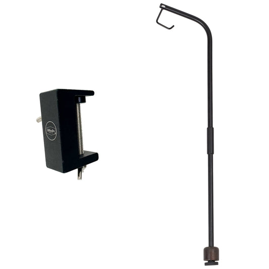 【お得なセット】ウッドロールトップテーブル用　ランタンスタンド＋クランプ【オプション】