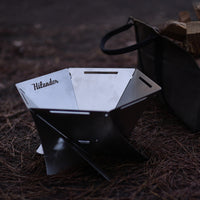 焚き火台　六花（りっか）（梯形五徳付き）