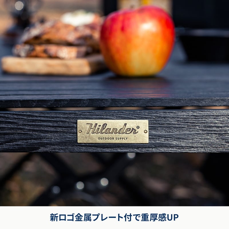 ウッドロールトップテーブルＬＩＧＨＴ　９０　アウトドア　キャンプ　ローテーブル　【１年保証】【発送予定1～2日】