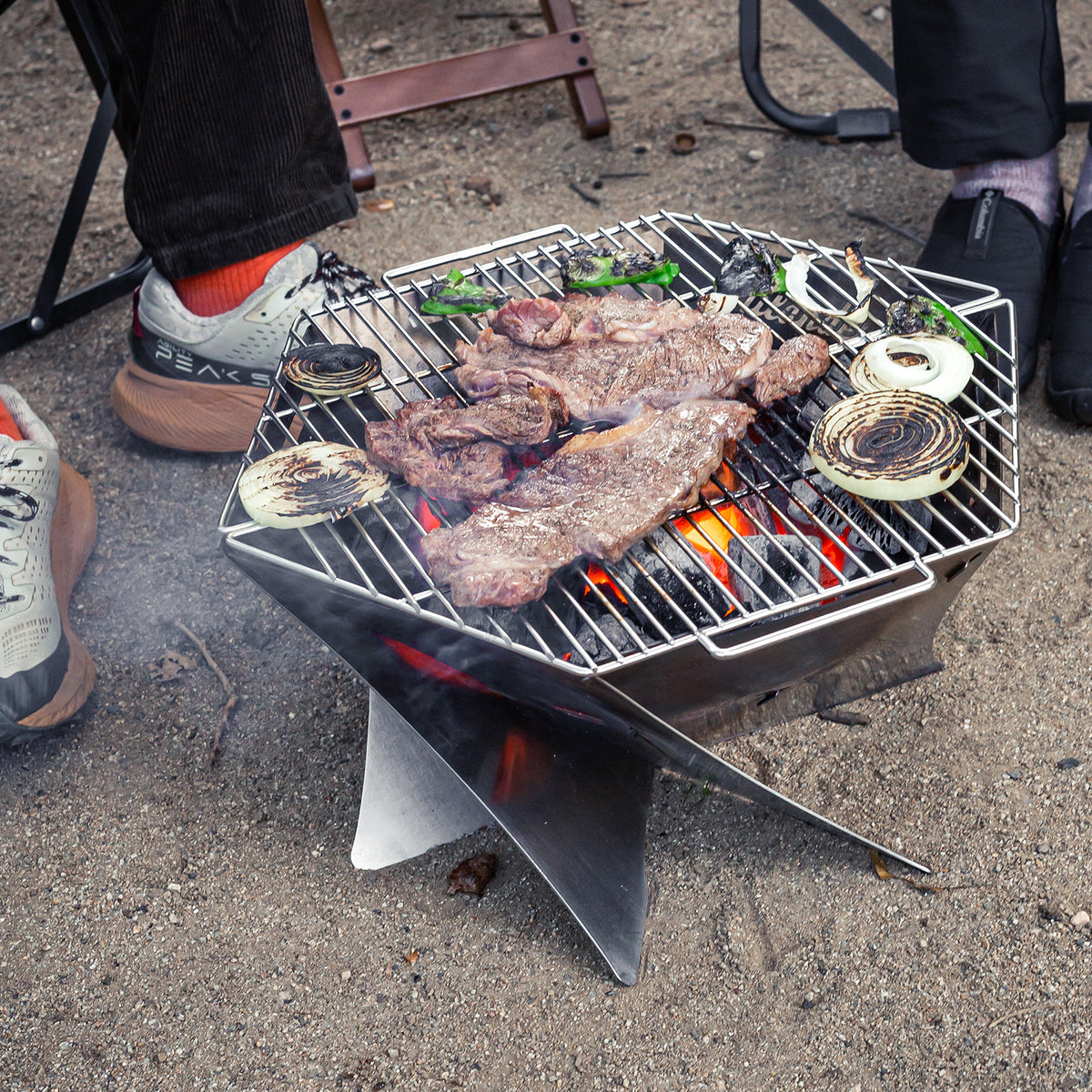 焚き火台 六花（りっか）専用 ステンレス網 焼き網 BBQ網 