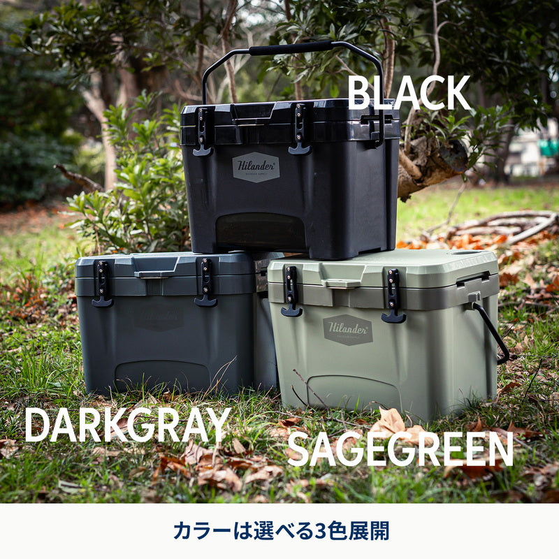 ハイランドクーラーボックス　２５Ｌ　クーラーＢＯＸ　ハード【１年保証】【発送予定1～2日】
