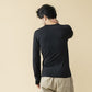 【メリノウール１００％】【日本国内縫製】インナー　ロングスリーブ　Ｔｅｅ【発送予定1～2日】