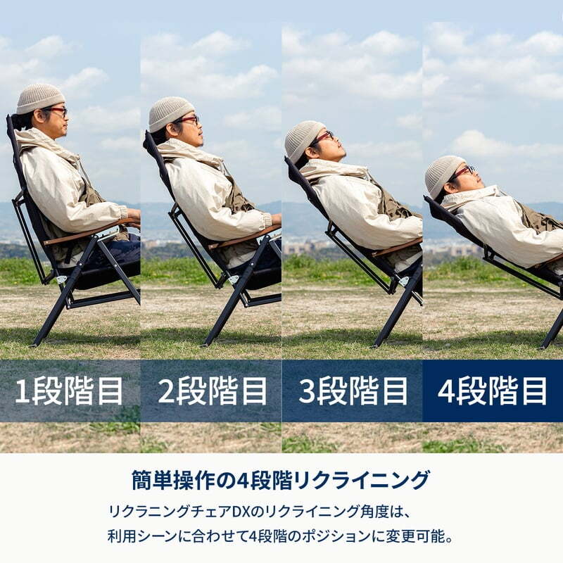 【お得なセット】リクライニングチェアＤＸ＋クライマックスローチェア専用枕＋難燃ブランケット