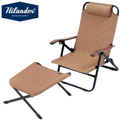 【お得なセット】クライマックスローチェア２　ＡＬ（アルミ）＋クライマックスオットマン