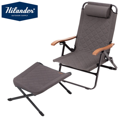 【お得なセット】クライマックスローチェア２　ＳＴ（スチール）＋クライマックスオットマン