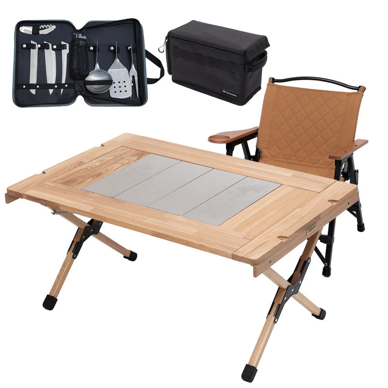 【２０２６福袋】シェフテーブルライト＋シェフチェア＋ブリザードサイドボックス＋キッチンツールセット【発送予定1～2日】