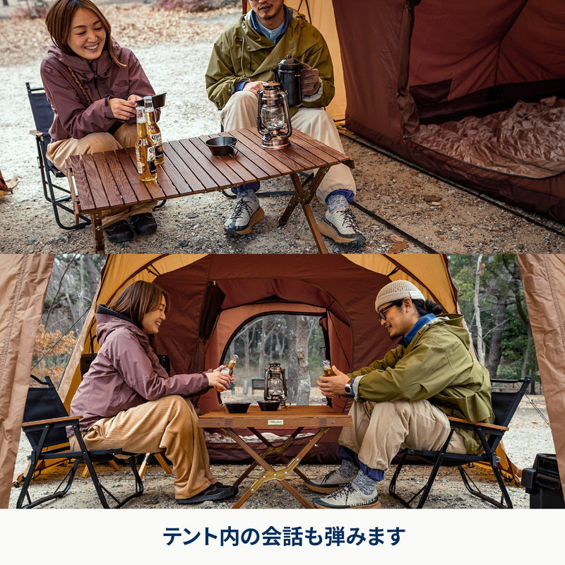 【２０２６福袋】アルミフレーム２ルームテント＋クライマックスインフレーターマットシングル８ｃｍ×２個【発送予定1～2日】