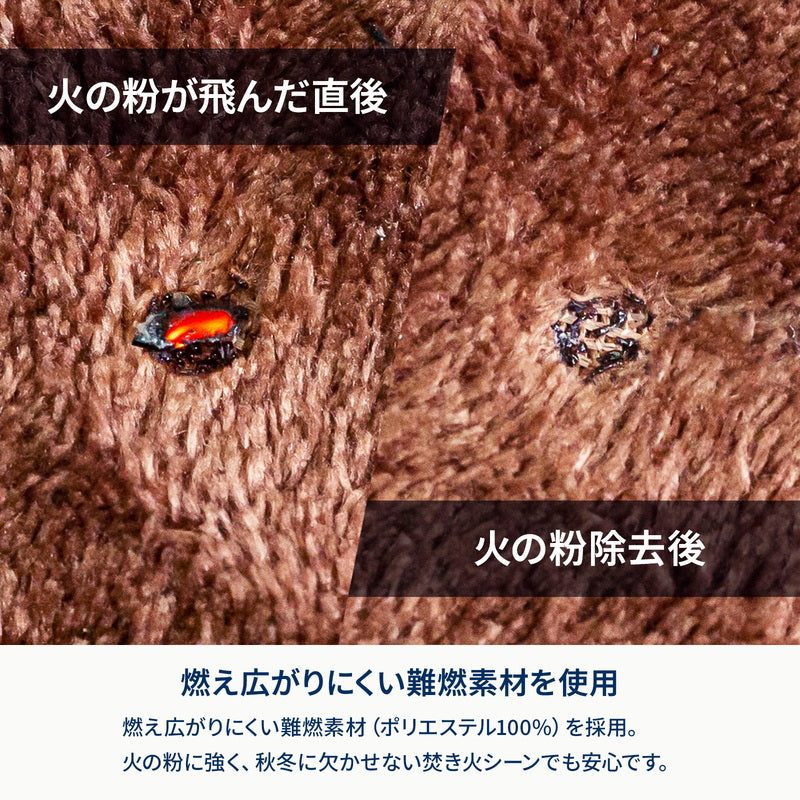 ９月中旬発送難燃ブランケット　ひざ掛け　暖かい　毛布　寒さ対策　秋冬　車中泊　【１年保証】