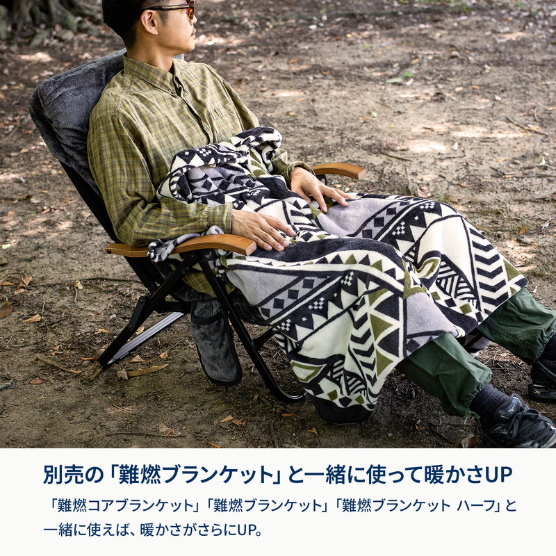 断捨離中！みいママ様　2点おまとめ　バランスチェアカバー　グレーチェック柄 9月下旬発送電熱ヒート難燃チェアカバー クライマックスチェア用