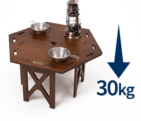 耐荷重30kg（※天板一枚当たりの耐荷重は約5Kg）