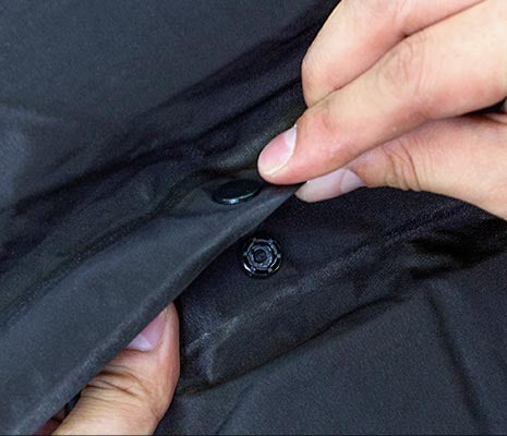 ボタン連結で、繋いで使うことも可能（※5cmと8cm、シングルとダブルは繋げられません）