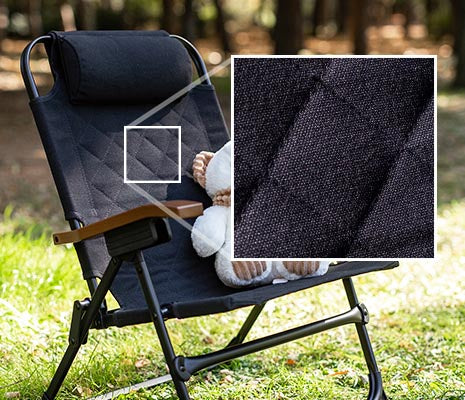 キルト加工が織りなすクッション性