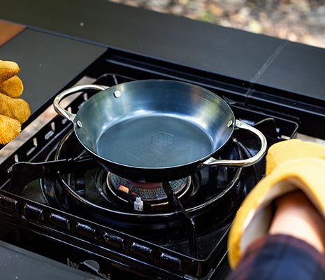 焚き火は勿論、お家のガスコンロ、ハロゲンヒーターなどにも対応