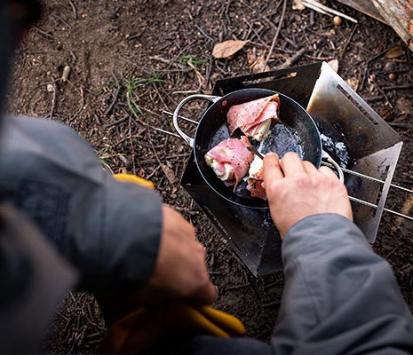 ソロキャンプで使用するのにちょうどいいサイズ感